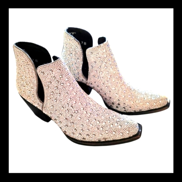 Ariat Sparkling Rhinestone Dixon Glitz Bootie Size 7B - Picture 6 of 8
